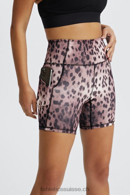 femmes oasis pureluxe short taille haute 6\'\' 15 B0B6R309 piscine/argent réfléchissant Fabletics