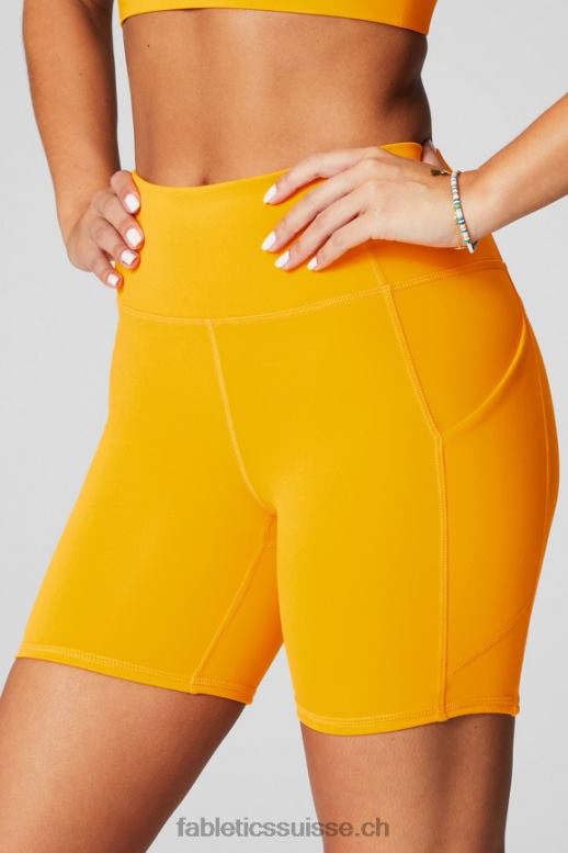 femmes oasis pureluxe short taille haute 6\'\' 9 B0B6R281 mer la plus profonde/noir Fabletics