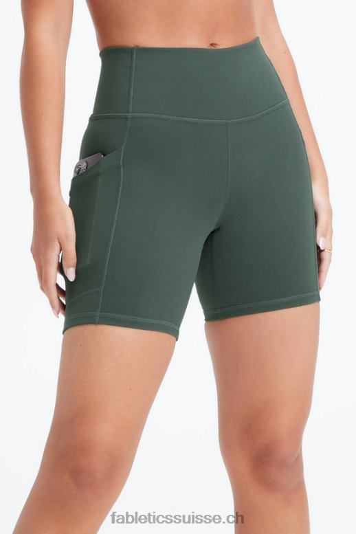 femmes on-the-go powerhold taille haute 6\'\' court 6 B0B6R254 gris carrière/atomique Fabletics