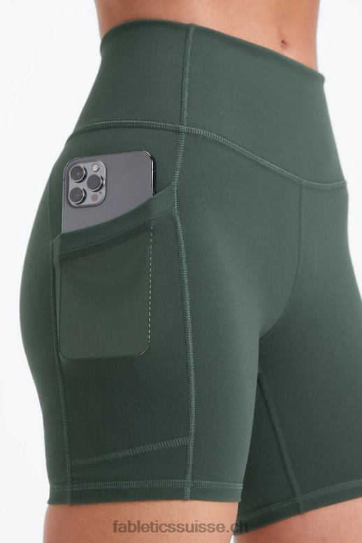 femmes on-the-go powerhold taille haute 6\'\' court 6 B0B6R254 gris carrière/atomique Fabletics