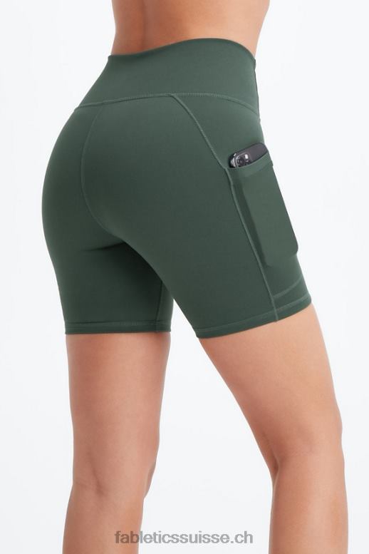 femmes on-the-go powerhold taille haute 6\'\' court 6 B0B6R254 gris carrière/atomique Fabletics