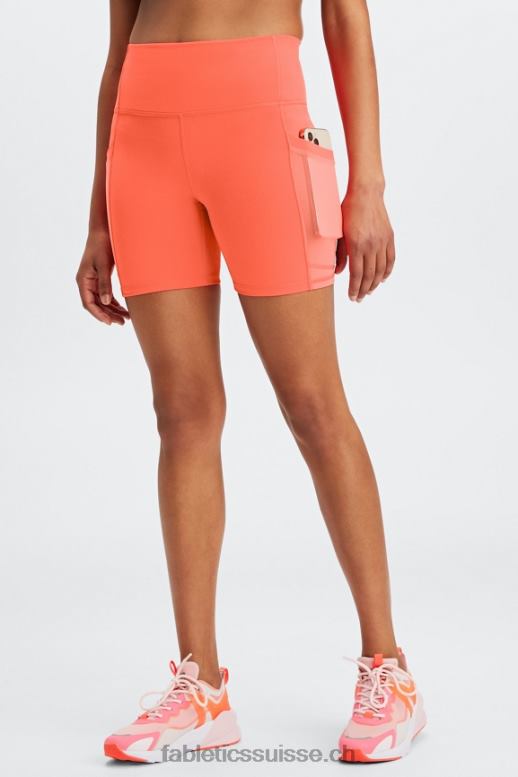 femmes on-the-go powerhold taille haute 6\'\' court 6 B0B6R256 violet électrique/violet ciel Fabletics