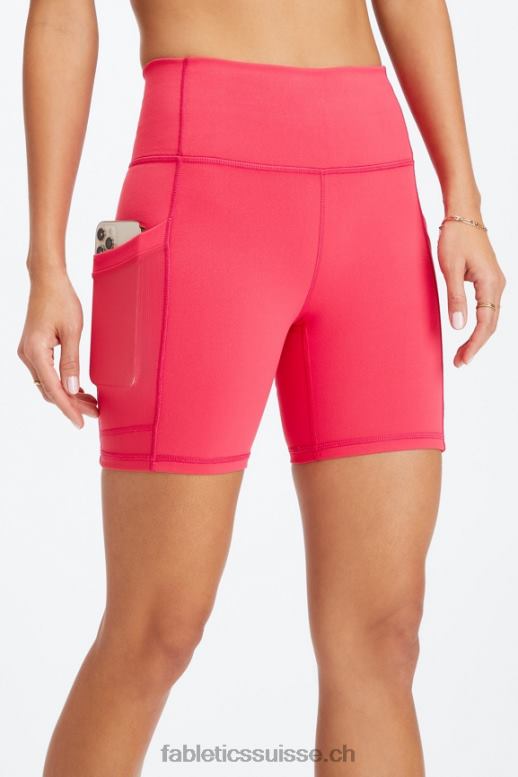 femmes on-the-go powerhold taille haute 6\'\' court 8 B0B6R263 argile rose/eau tropicale Fabletics