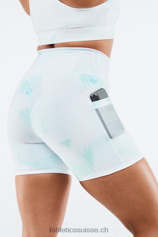 femmes on-the-go powerhold taille haute 6'' court 9 B0B6R268 noir/micro point Fabletics