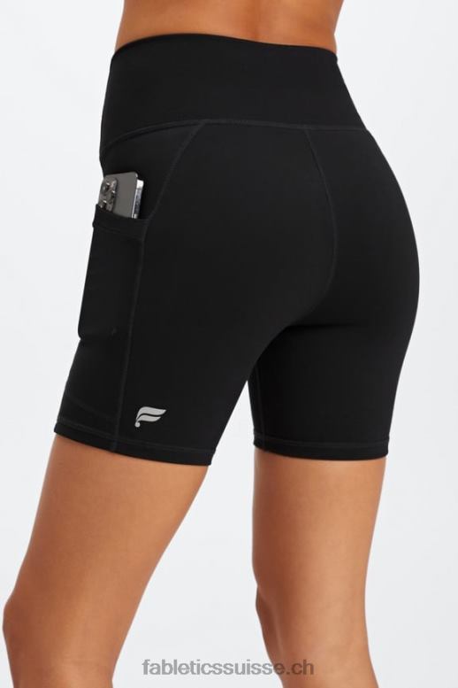 femmes on-the-go powerhold taille haute 6'' short 5 B0B6R248 évasion de l'île/logo réfléchissant Fabletics