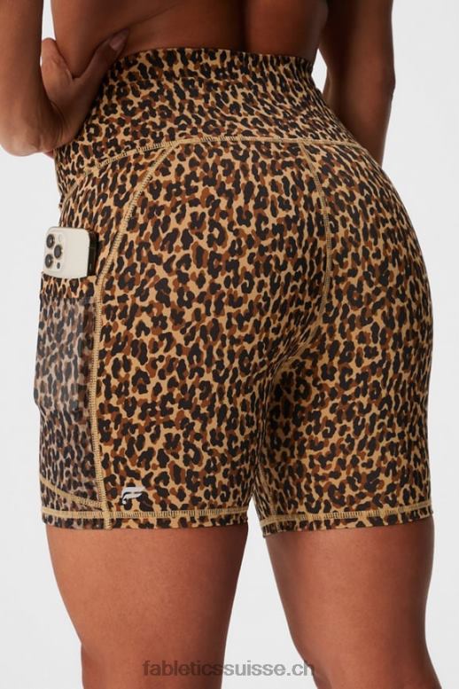 femmes on-the-go powerhold taille haute 6'' short 5 B0B6R250 logo terrazzo/réfléchissant Fabletics