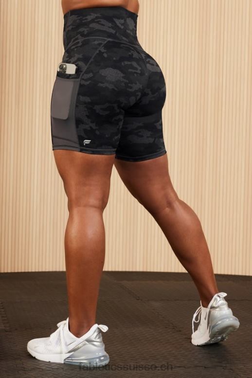 femmes on-the-go powerhold ultra hw 6'' court B0B6R389 teinte séquoia/rose Fabletics
