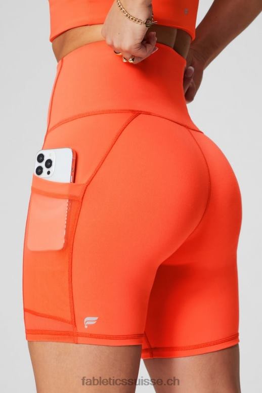 femmes on-the-go powerhold ultra hw 6'' court B0B6R390 teinte séquoia/rose Fabletics