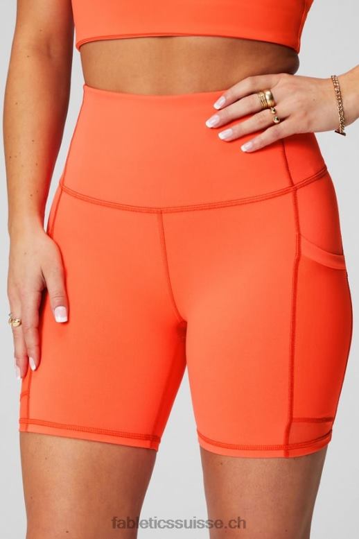 femmes on-the-go powerhold ultra hw 6\'\' court B0B6R390 teinte séquoia/rose Fabletics