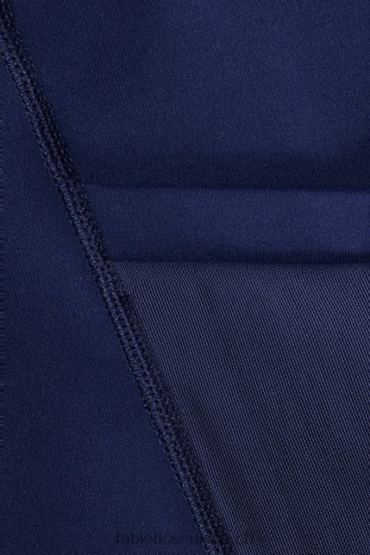 femmes on-the-go powerhold ultra hw 6\'\' court B0B6R391 daisy field check/deep navy Fabletics
