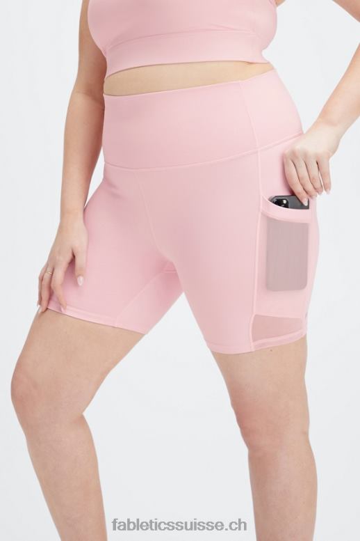 femmes on-the-go powerhold ultra hw 6\'\' court B0B6R395 salsa rouge/multicolore Fabletics