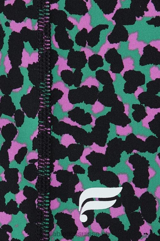 femmes partout motion365+ short taille haute 6\'\' B0B6R617 Ondulé guépard/sorbet citron vert Fabletics