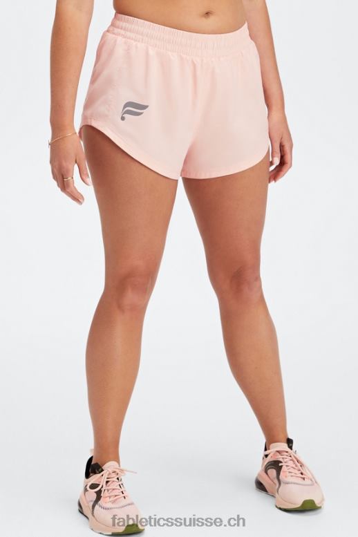femmes pleine vitesse mi-hauteur course courte B0B6R455 coque souple/logo réfléchissant Fabletics