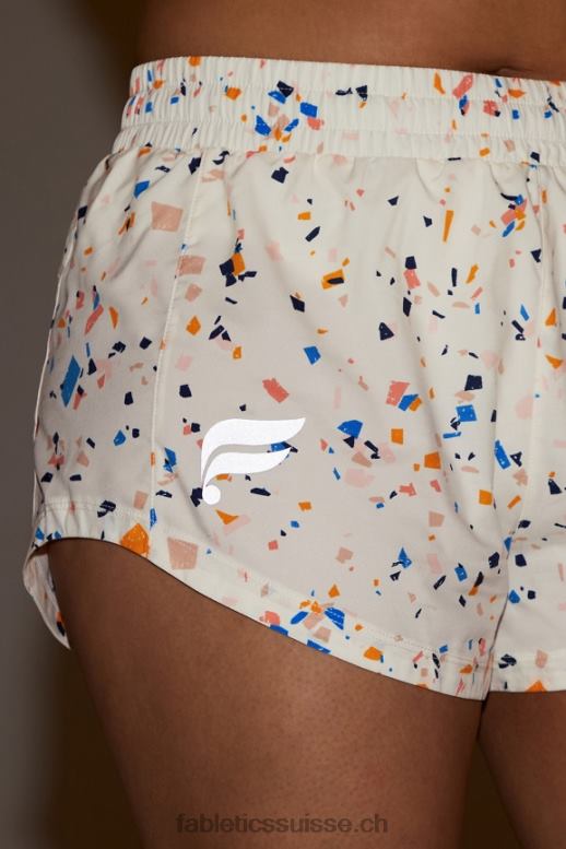 femmes pleine vitesse mi-hauteur course courte B0B6R457 logo terrazzo/réfléchissant Fabletics