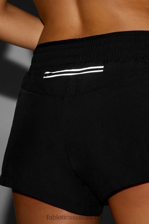 femmes respirant taille mi-haute B0B6R270 noir/argent réfléchissant Fabletics