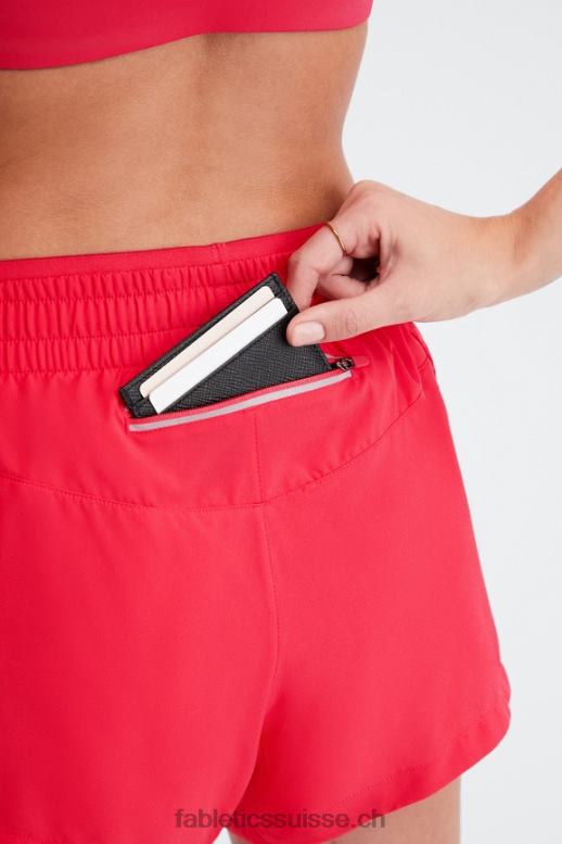 femmes respirant taille mi-haute B0B6R273 rouge à lèvres rouge/argent réfléchissant Fabletics