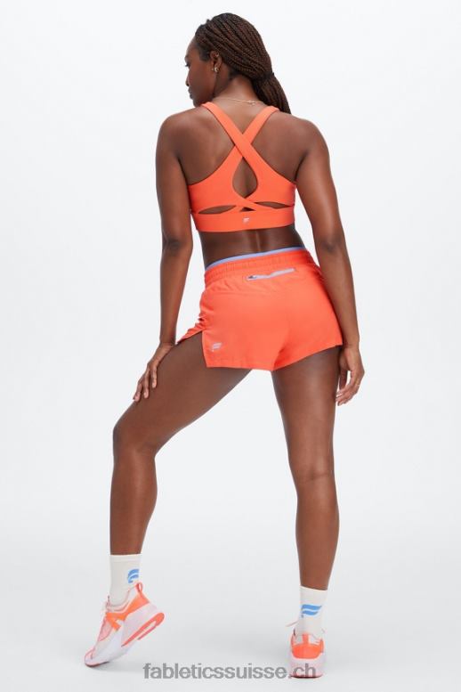 femmes respirant taille mi-haute B0B6R274 nectar d\'orange/évasion des îles/argent réfléchissant Fabletics