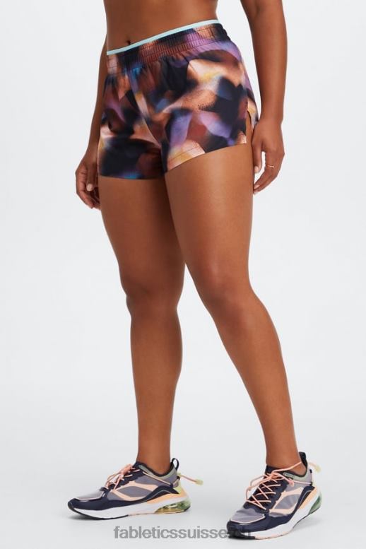 femmes respirant taille mi-haute B0B6R275 fusion/onde de cristal/argent réfléchissant Fabletics
