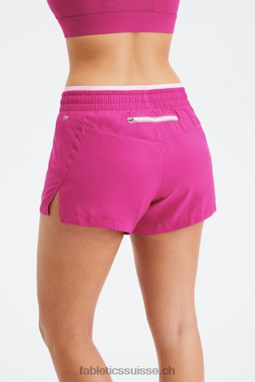 femmes respirant taille mi-haute B0B6R278 très baie/rose chéri/argent réfléchissant Fabletics
