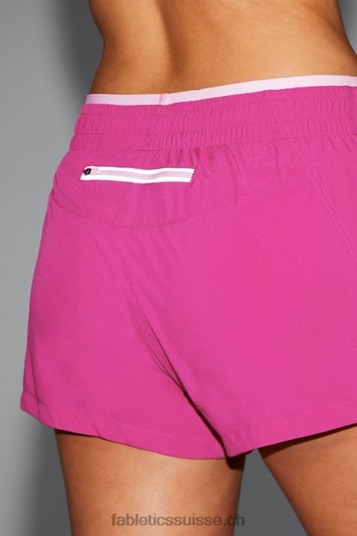 femmes respirant taille mi-haute B0B6R278 très baie/rose chéri/argent réfléchissant Fabletics