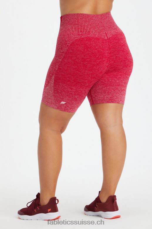 femmes short 6\" taille ultra haute sans couture ombré B0B6R406 cerise douce foncée/coque molle Fabletics