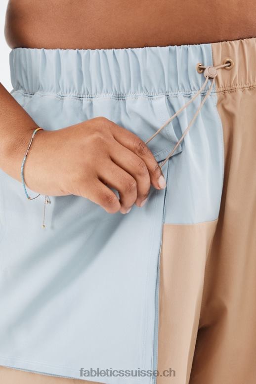 femmes short cargo anastasia B0B6R549 désert/pierre bleue Fabletics