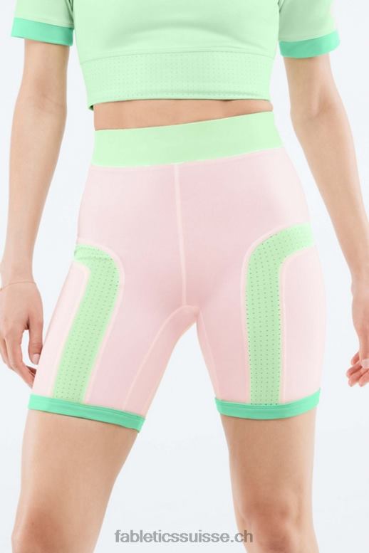 femmes short color block motion365 à taille haute B0B6R568 lutin/eau tropicale/aloès Fabletics