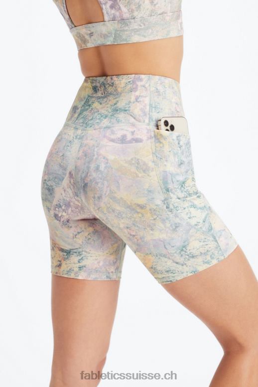femmes short crossover pureluxe taille haute 6\'\' B0B6R317 gris carrière/atomique Fabletics