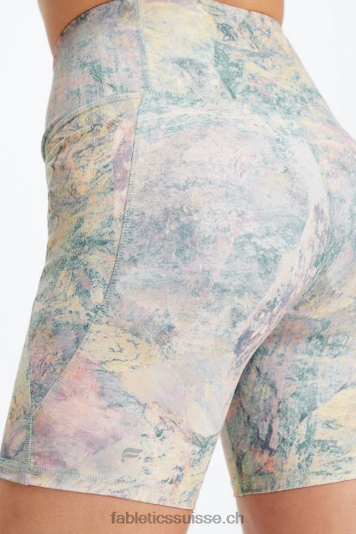 femmes short crossover pureluxe taille haute 6\'\' B0B6R317 gris carrière/atomique Fabletics