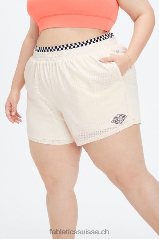femmes short de basket à trois points B0B6R492 flamme orange/soie Fabletics