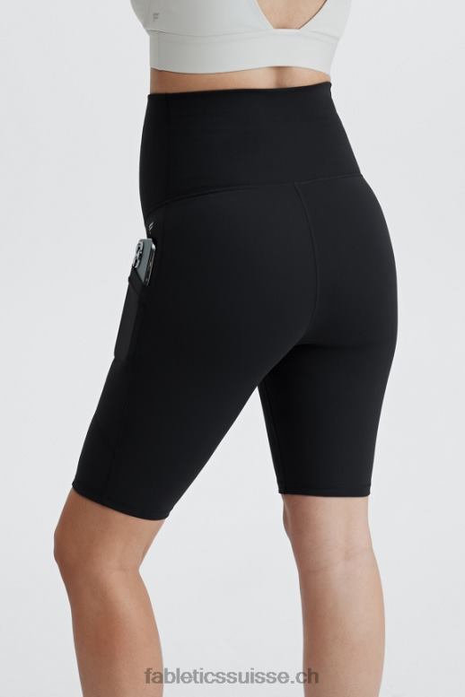 femmes short de maternité taille haute pureluxe 9\'\' B0B6R511 paillettes noires claires / tarte sucrée Fabletics