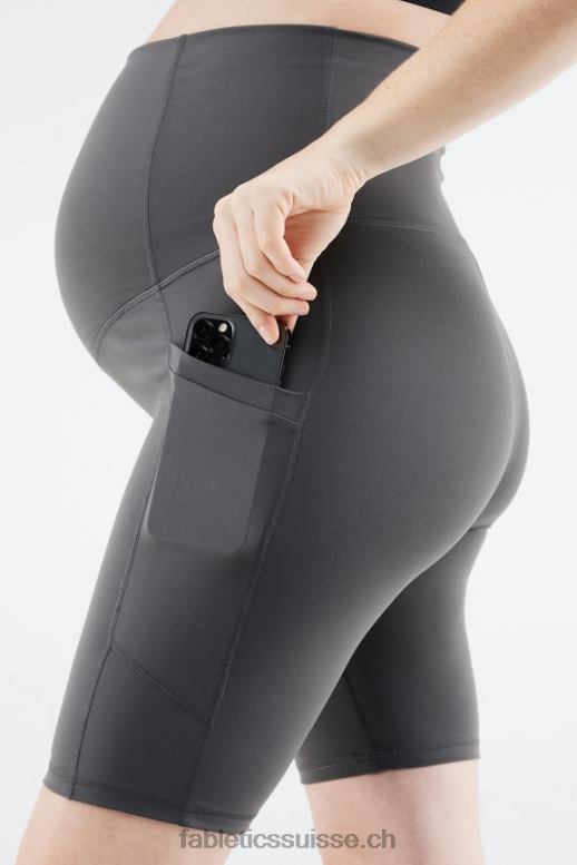 femmes short de maternité taille haute pureluxe 9\'\' B0B6R512 reptile vert/feuille Fabletics