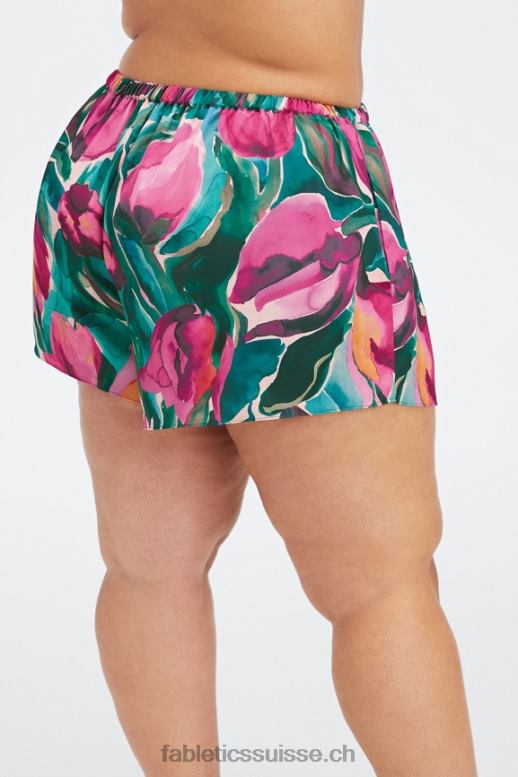 femmes short de nuit ecosatin B0B6R500 tournesol/très baie Fabletics