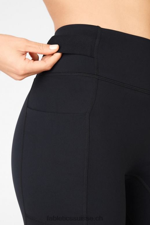 femmes short de poche motion365 taille haute 5\" B0B6R574 graphique classique blanc/drapeau Fabletics