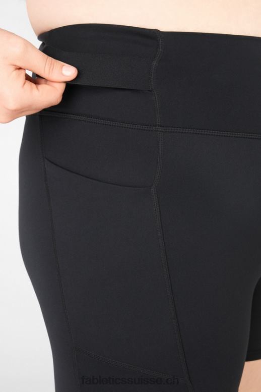 femmes short de poche motion365 taille haute 5\" B0B6R575 guépard ondulé/surligneur Fabletics