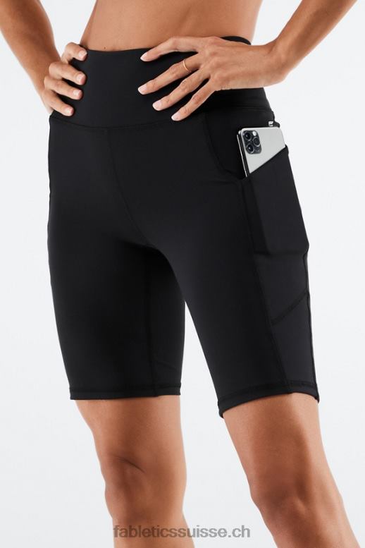 femmes short de poche taille haute oasis 9\" B0B6R520 misty lilas/bleu nova Fabletics