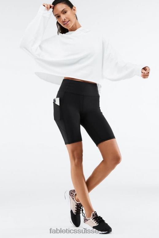 femmes short de poche taille haute oasis 9\" B0B6R520 misty lilas/bleu nova Fabletics