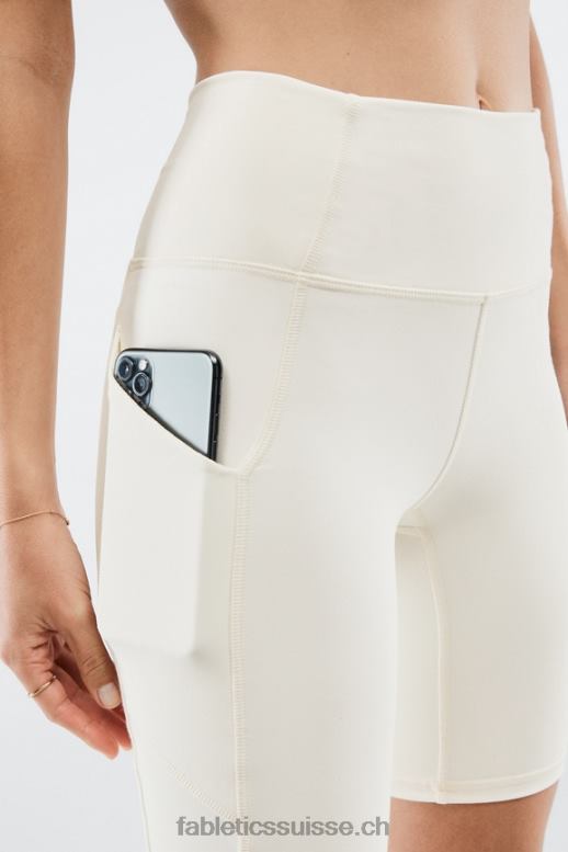 femmes short de poche taille haute oasis 9\" B0B6R524 terre/agrumes verts Fabletics