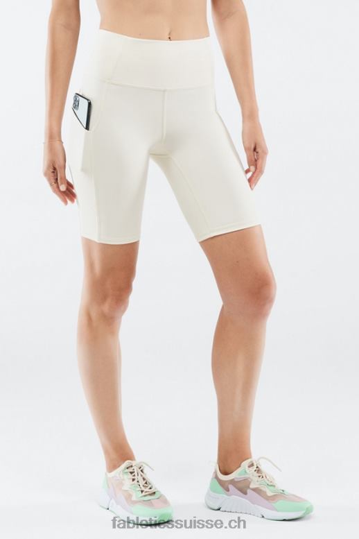 femmes short de poche taille haute oasis 9\" B0B6R524 terre/agrumes verts Fabletics