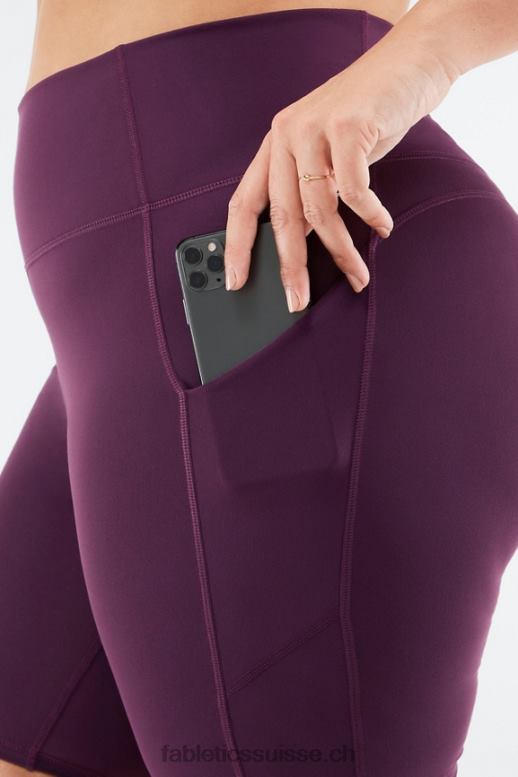 femmes short de poche taille haute oasis 9\" B0B6R527 driftscape / tonnerre Fabletics