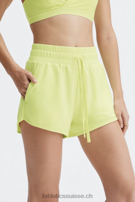femmes short de sport en molleton lounge B0B6R479 logo vin de porto/vin de porto Fabletics