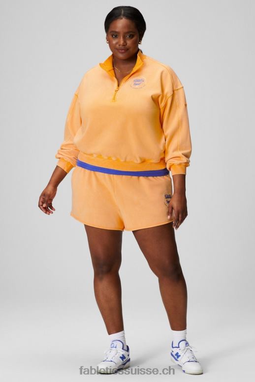 femmes short de survêtement en molleton léger B0B6R233 soleil d\'après-midi/graphique Fabletics