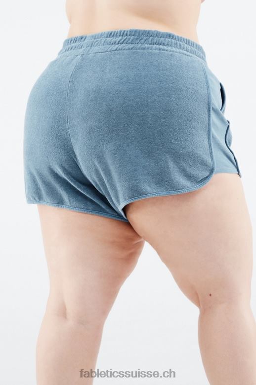 femmes short de survêtement en éponge éco-responsable B0B6R577 vague de cristal/lilas brumeux Fabletics