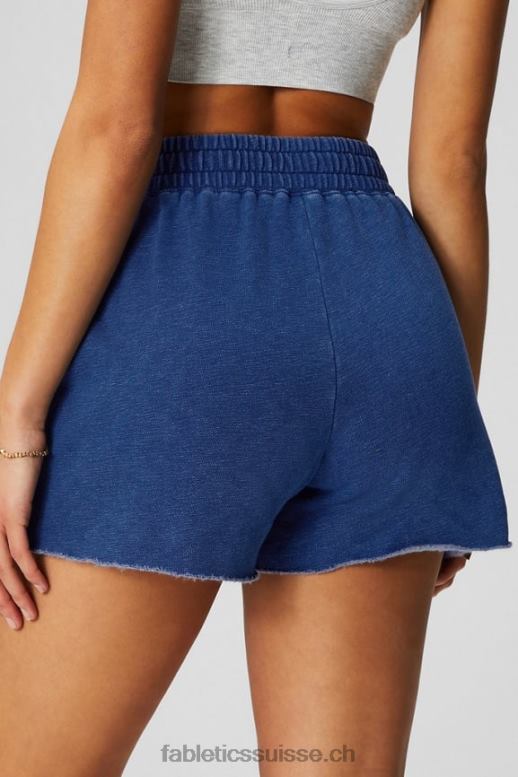 femmes short de survêtement indigo B0B6R620 merisier électrique lavé/blanc Fabletics