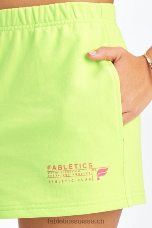 femmes short de survêtement slim léger B0B6R377 pousse/club d\'athlétisme Fabletics