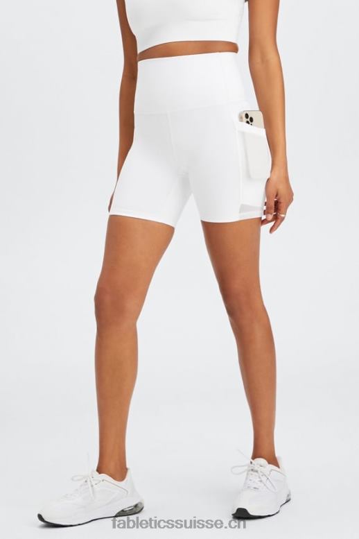 femmes short de tennis universel on-the-go ultra hw 6\'\' B0B6R485 noir/blanc classique Fabletics