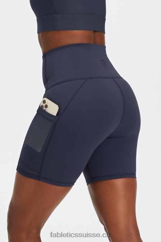 femmes short de tennis universel on-the-go ultra hw 6'' B0B6R486 noir/blanc classique Fabletics