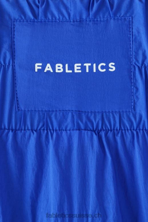 femmes short en nylon passepoilé à taille ultra haute B0B6R605 argent royal/réfléchissant extrême Fabletics