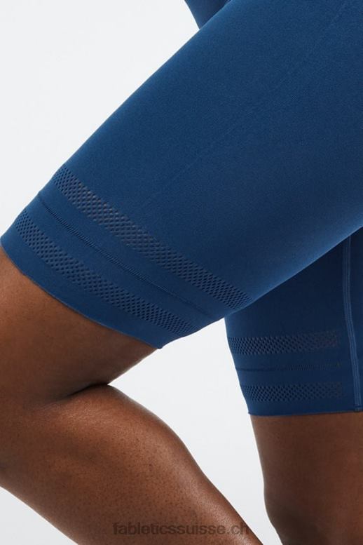 femmes short perforé à taille haute sculptknit B0B6R578 misty bay/peach kiss Fabletics