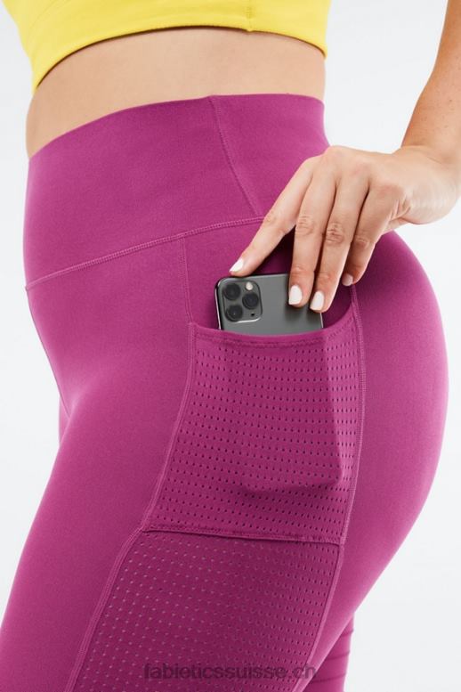 femmes short à poche taille haute en maille sculpturale B0B6R545 graphique pervenche punch/pickleball Fabletics